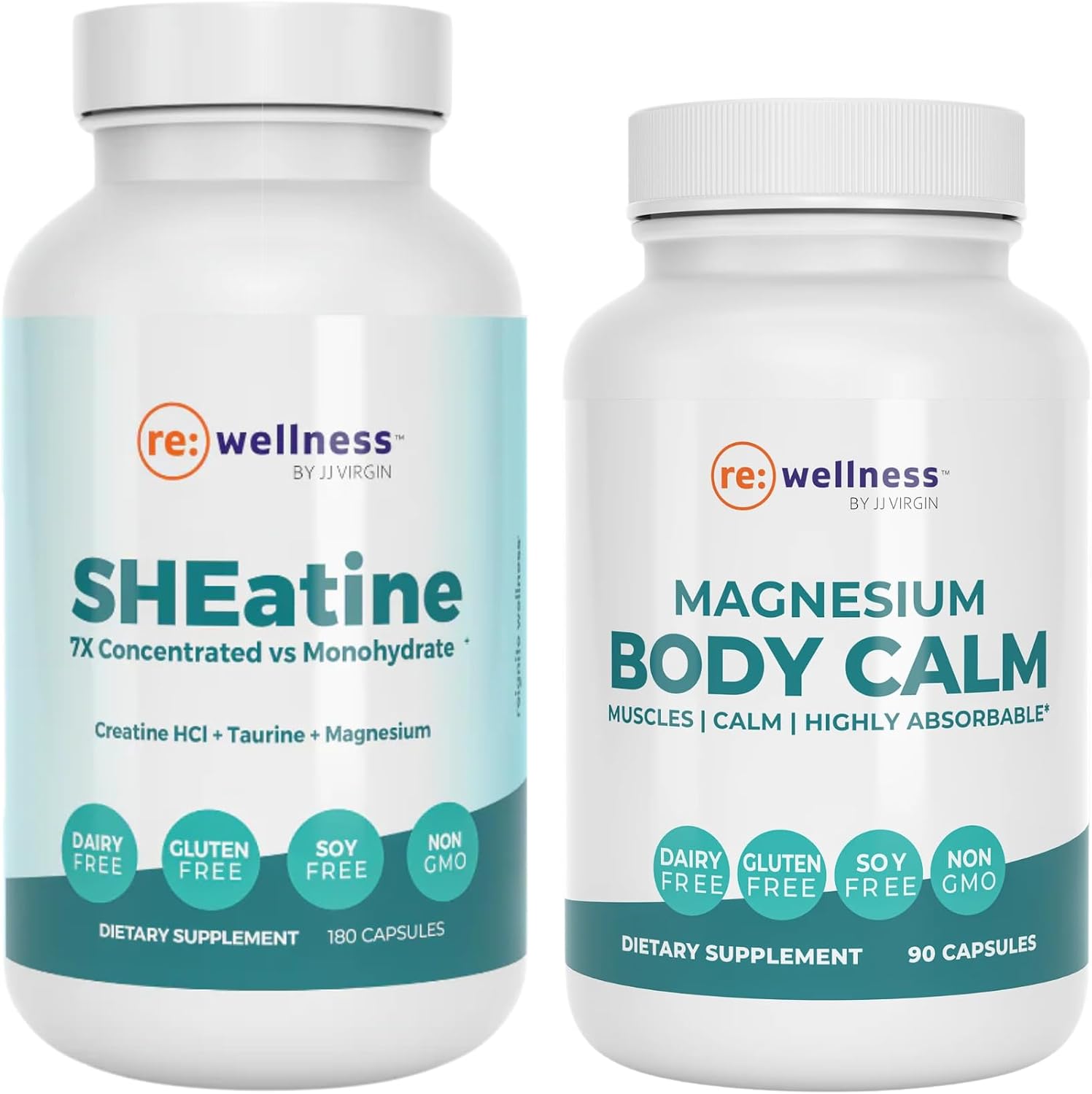 Reignite Wellness by JJ Virgin SHEatine Capsules and Magnesium Body Calm