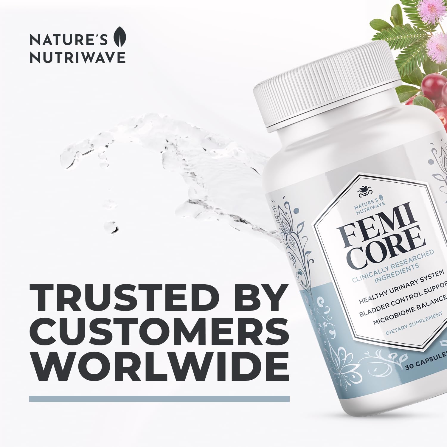 FemiCore – Botanical & Probiotic Capsules – 30 Ct, 1 Month Supply | Botanical & probiotic capsules, clean formula | Non-GMO, Stimulant-Free, GMP-Certified, Made in USA | Daily capsule