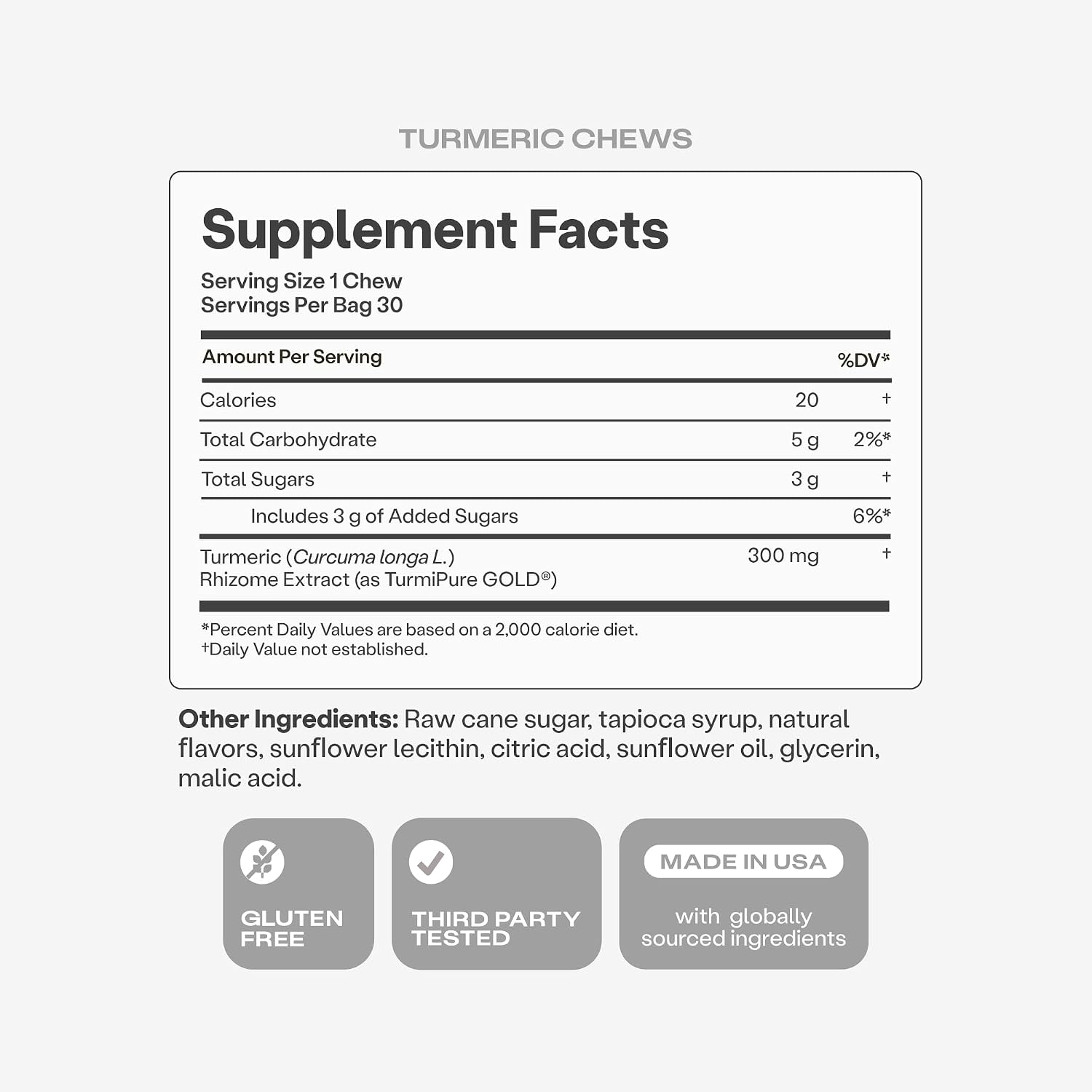HumanN Turmeric Chews Supplement – Clinically Studied High Absorption Curcumin Complex - Orange Citrus Flavor – from SuperBeets Makers – Joint Health – 30 Count