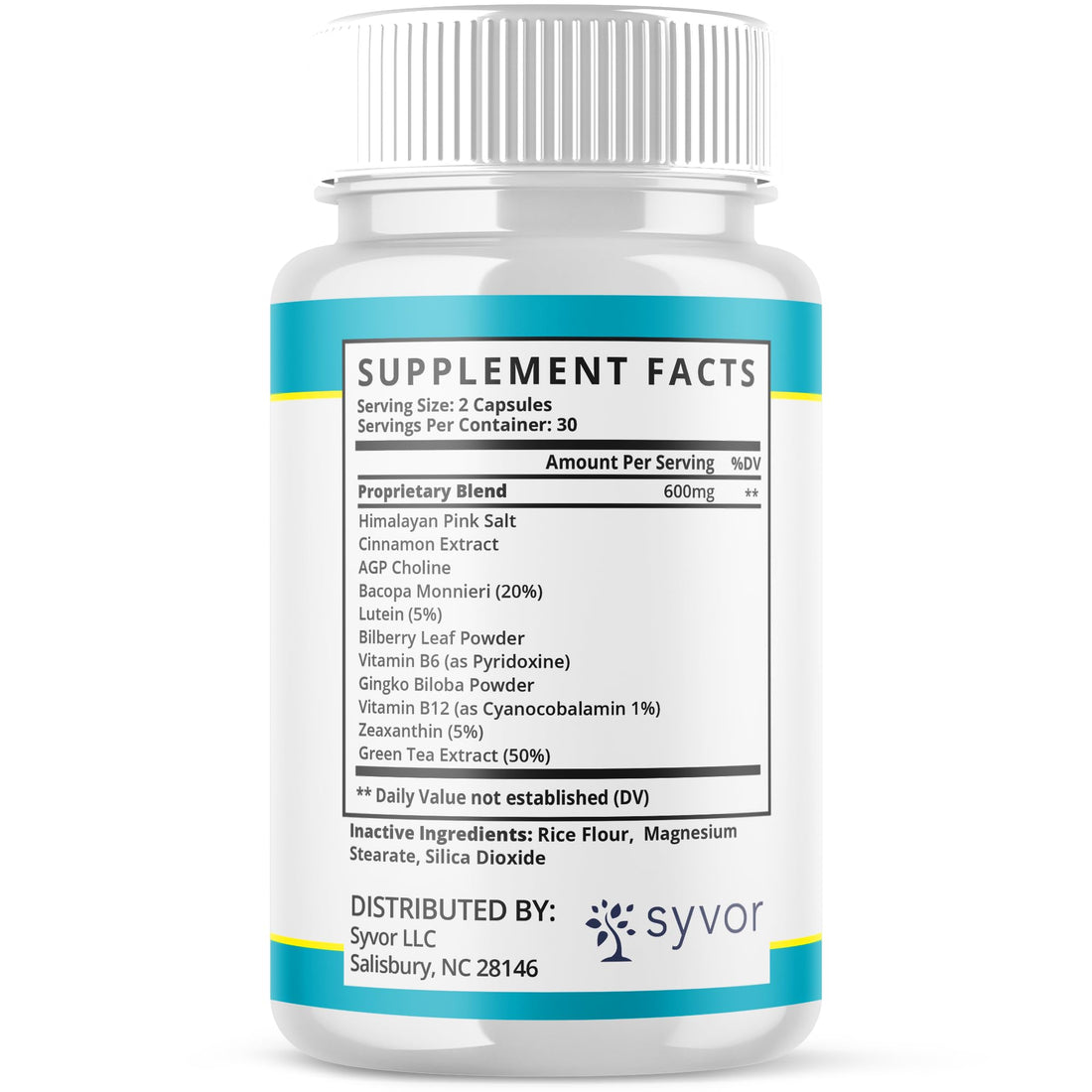 GLPro supplement bottle for blood circulation support on a white background