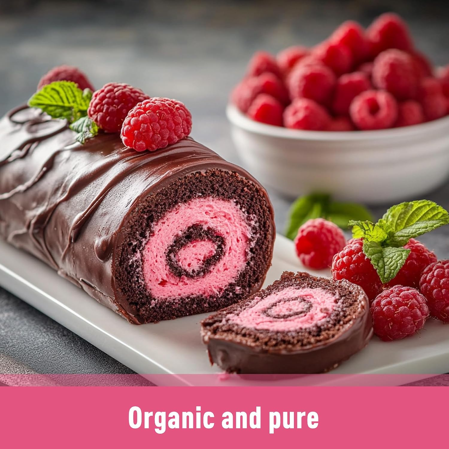Unleash’d Organic Organic Raspberry Juice Powder 16oz – 100% Pure Superfood, Antioxidant-Rich & Nutrient-Dense