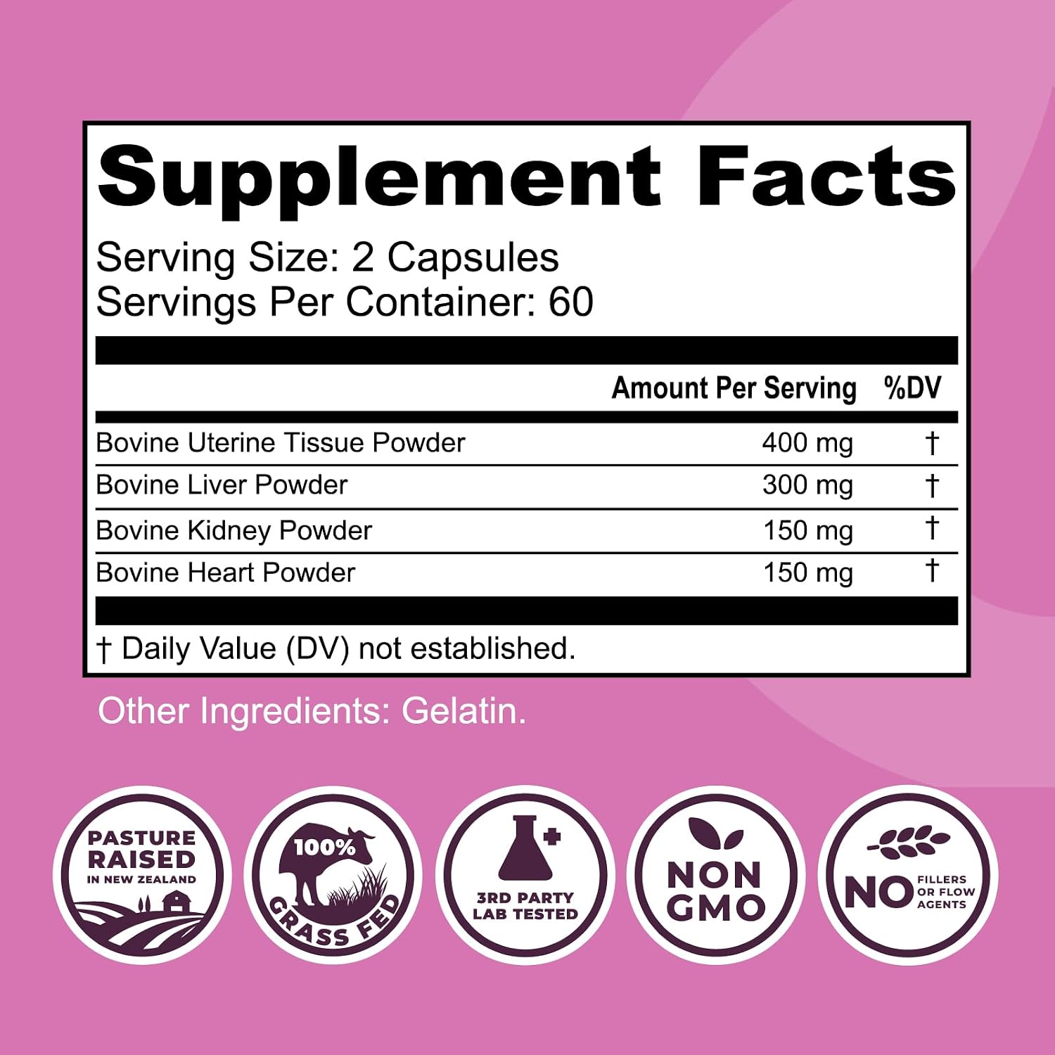 Left Coast Performance Beef Organ Supplement for Women + Organic Beef Liver Capsules - Organic Nutrient Dense Superfood for Overall Energy, Health, & Wellness - No Fillers, Freeze Dried Supplements