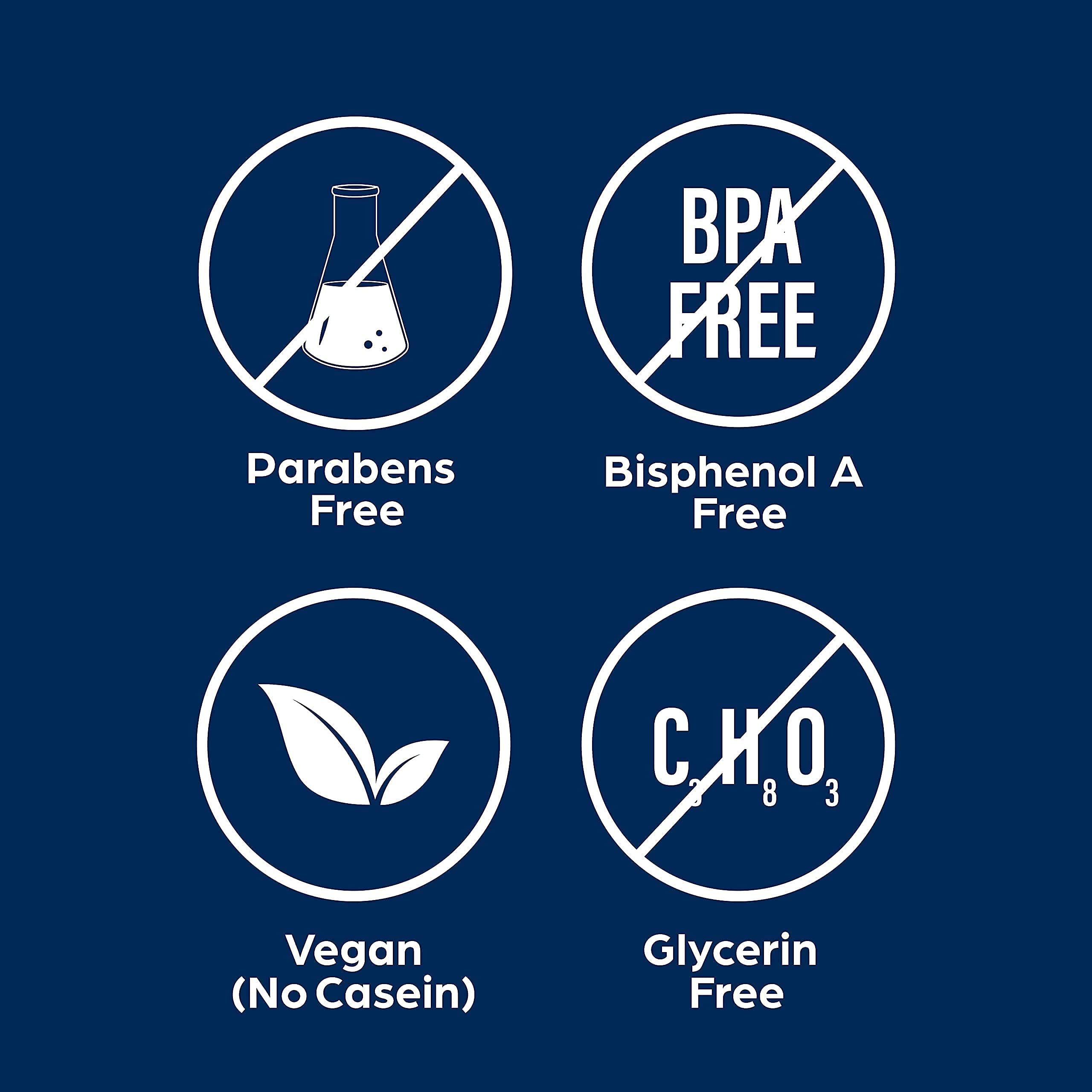 PS Condoms Exceptionally Thin Latex Condoms, Clean & Odorless, 12 Pack | Individually tested, 0.045 mm natural rubber, 40% thinner, lubricated, vegan, and free of PFAS, gluten, glycerin and parabens