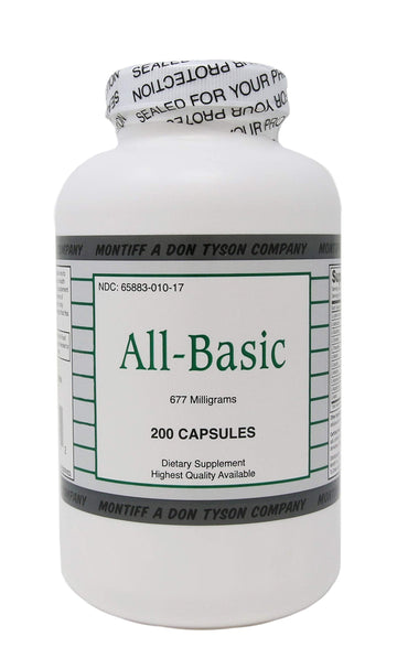 All Basic 677 mg 200 Capsules MontiffBuy Supplements Australia