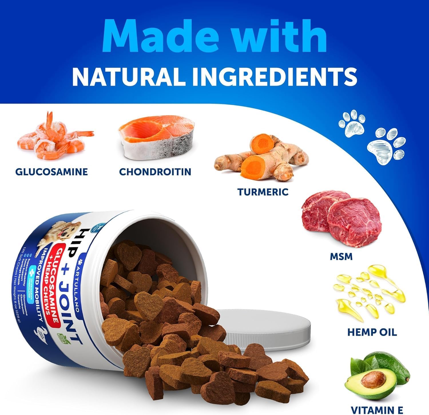 Artullano Handy Treat jar for Home or Travel - Suitable for Small, Medium and Large Dogs - Delicious Liquid Food Topper for Dogs
