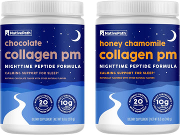 NativePath Collagen PM - Chocolate & Honey Chamomile Bundle