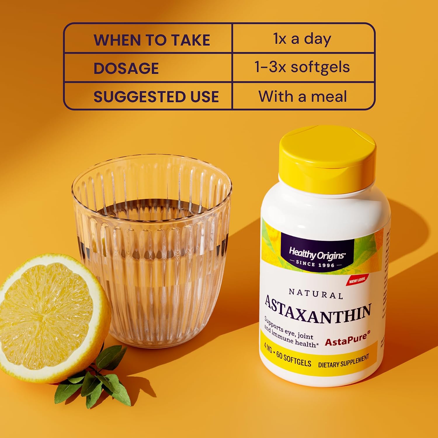 Healthy Origins Astaxanthin AstaPure 4 mg, 150 Softgels