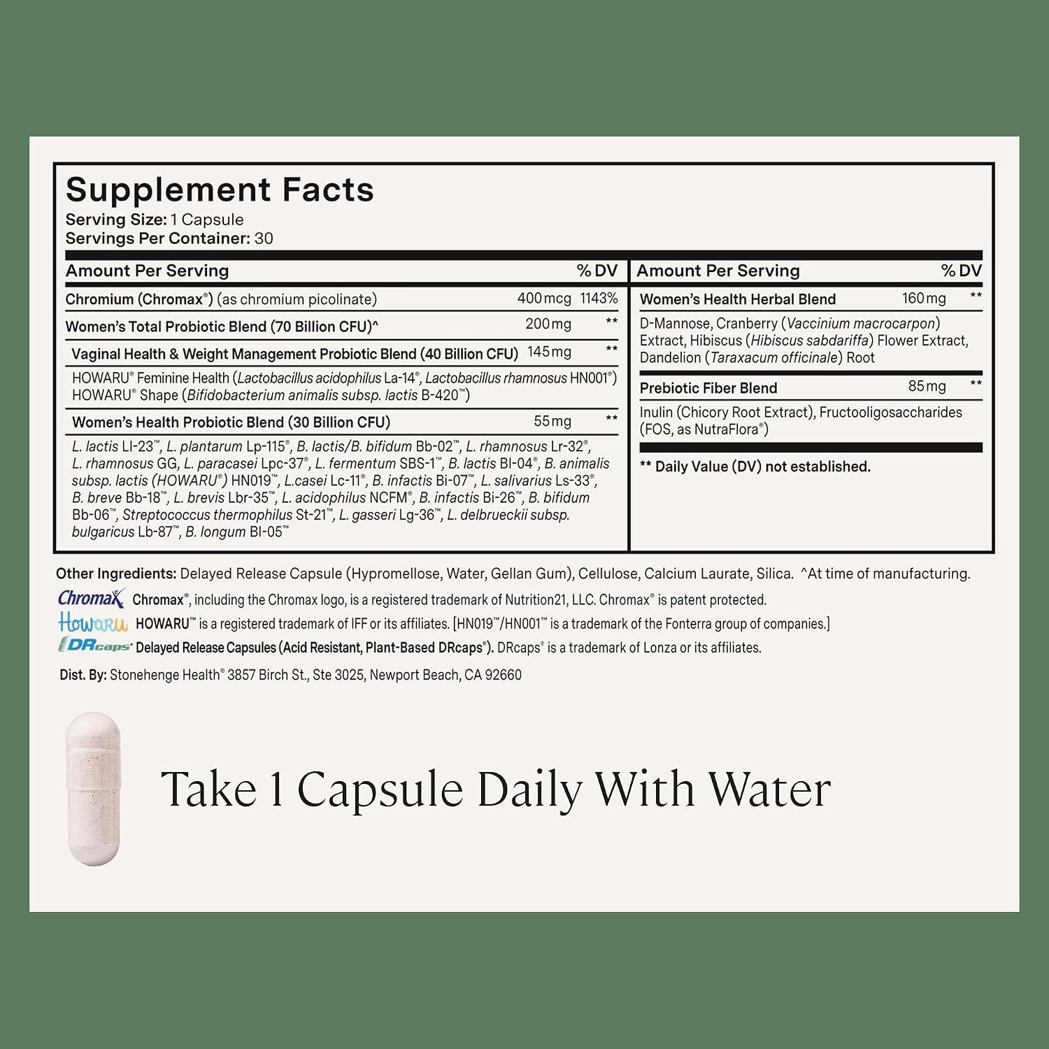 Stonehenge Health Dynamic Biotics+ for Women + Dynamic Biotics Probiotics Bundle Supplements to Support Digestive & Feminine Health