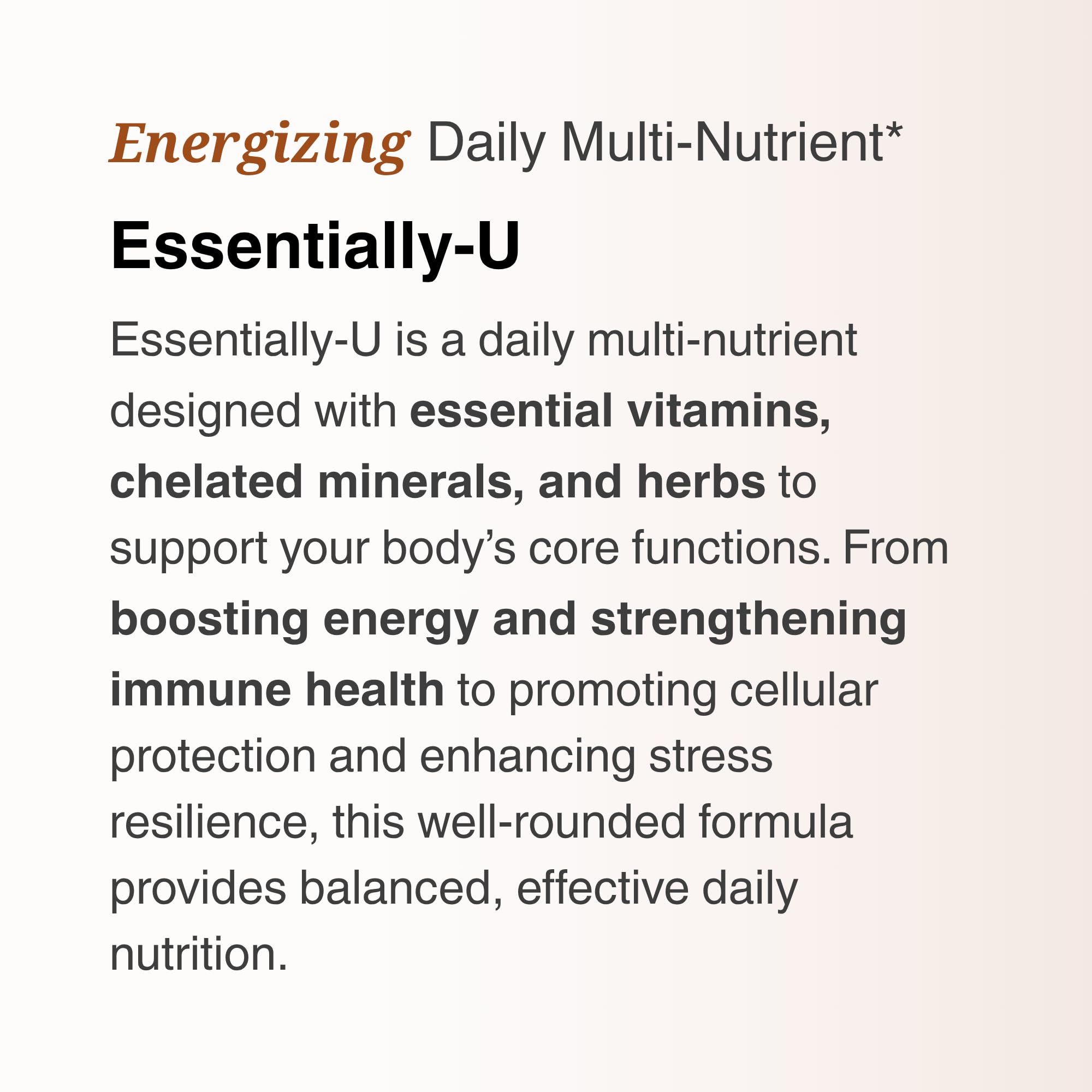 Utzy Naturals Essentially-U Multi-Nutrient | Whole Food Antioxidants + Chelated Minerals for Everyday Health | 180 Capsules Utzy NaturalsBuy Supplements Australia