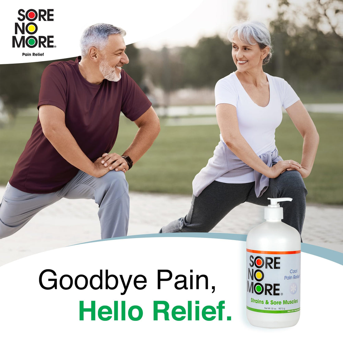 Sore No More Cool Relieving Gel for Aches & Pains in Muscles & Joints associated with Strains, Bruises & Sprains | Absorbs Quickly with a Refreshing Lemon Aroma | 32 oz Bottle with Pump Sore No MoreBuy Supplements Australia