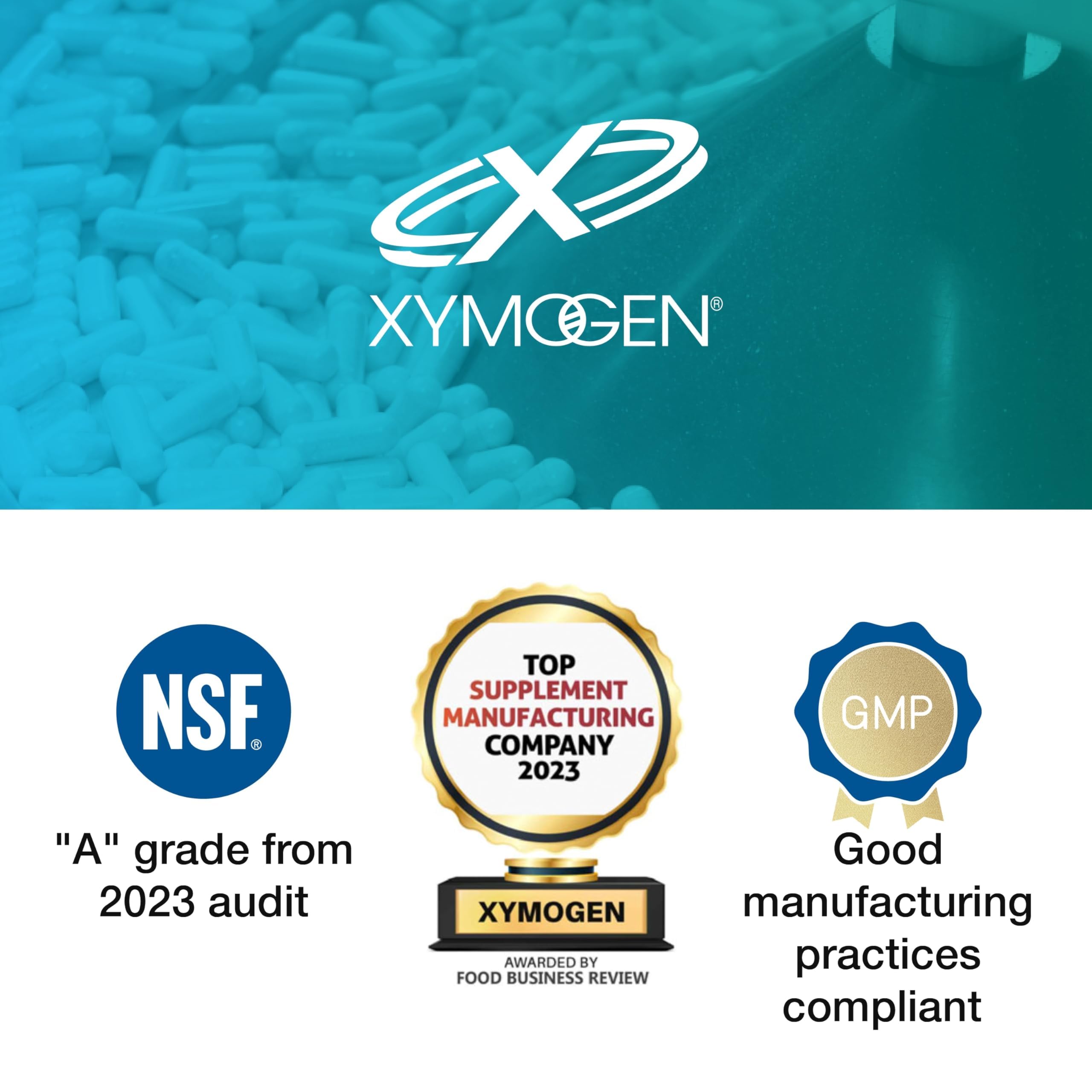 XYMOGEN Probio Defense - Daily Probiotic Blend for GI Balance Support - Immune & Gut Health Aid - 10 Billion CFU - Lactobacillus Rhamnosus, Zinc & Selenium - Gluten-Free & Non-GMO - 84 Capsules XYMOGENBuy Supplements Australia