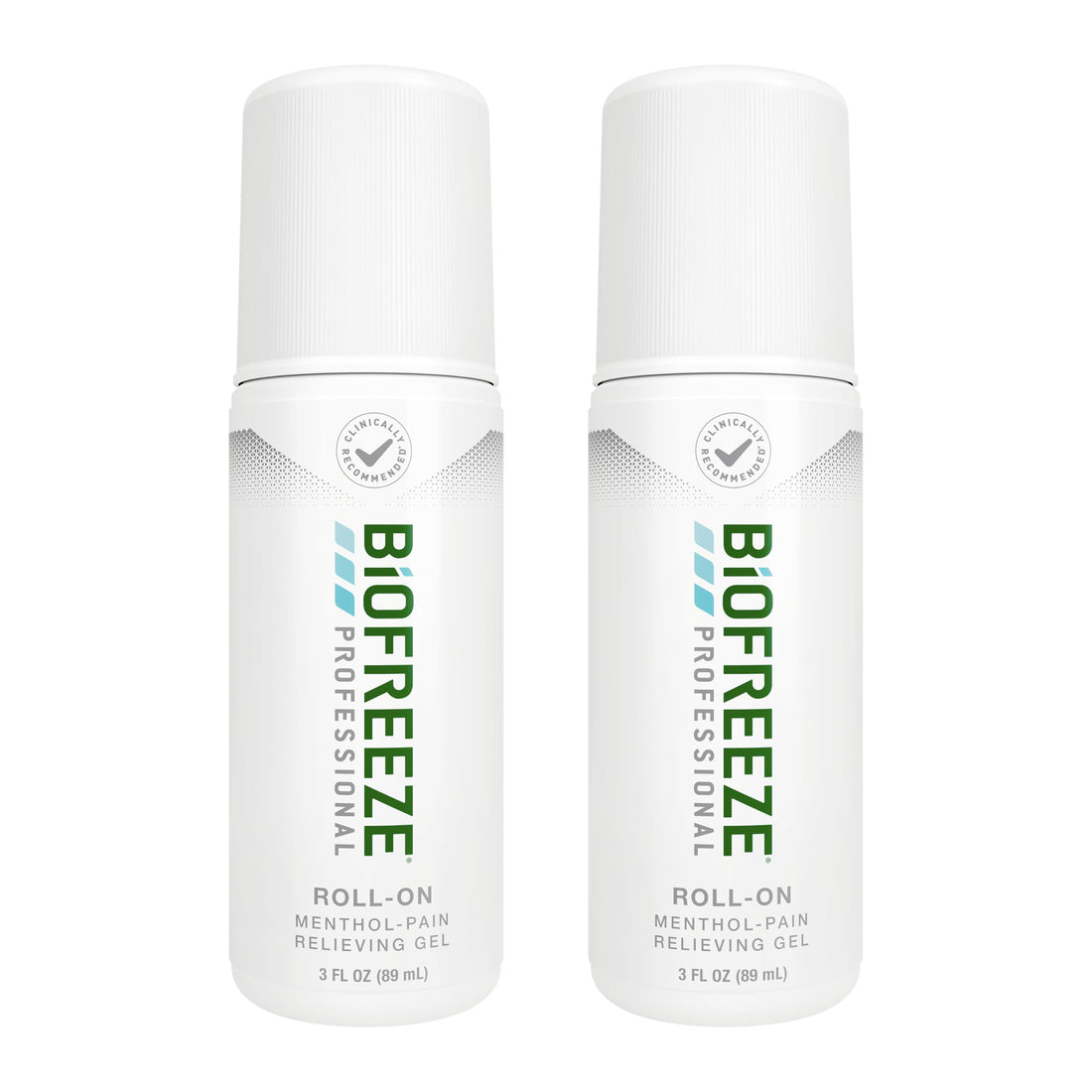 Biofreeze Professional Pain Relief Roll On, Knee & Lower Back Pain Relief, Arthritis Pain Reliever, Neck Pain Relief, Cooling Joint Pain Relief, Roll-On Menthol Gel 3 Fl Oz (Pack of 2) BiofreezeBuy Supplements Australia