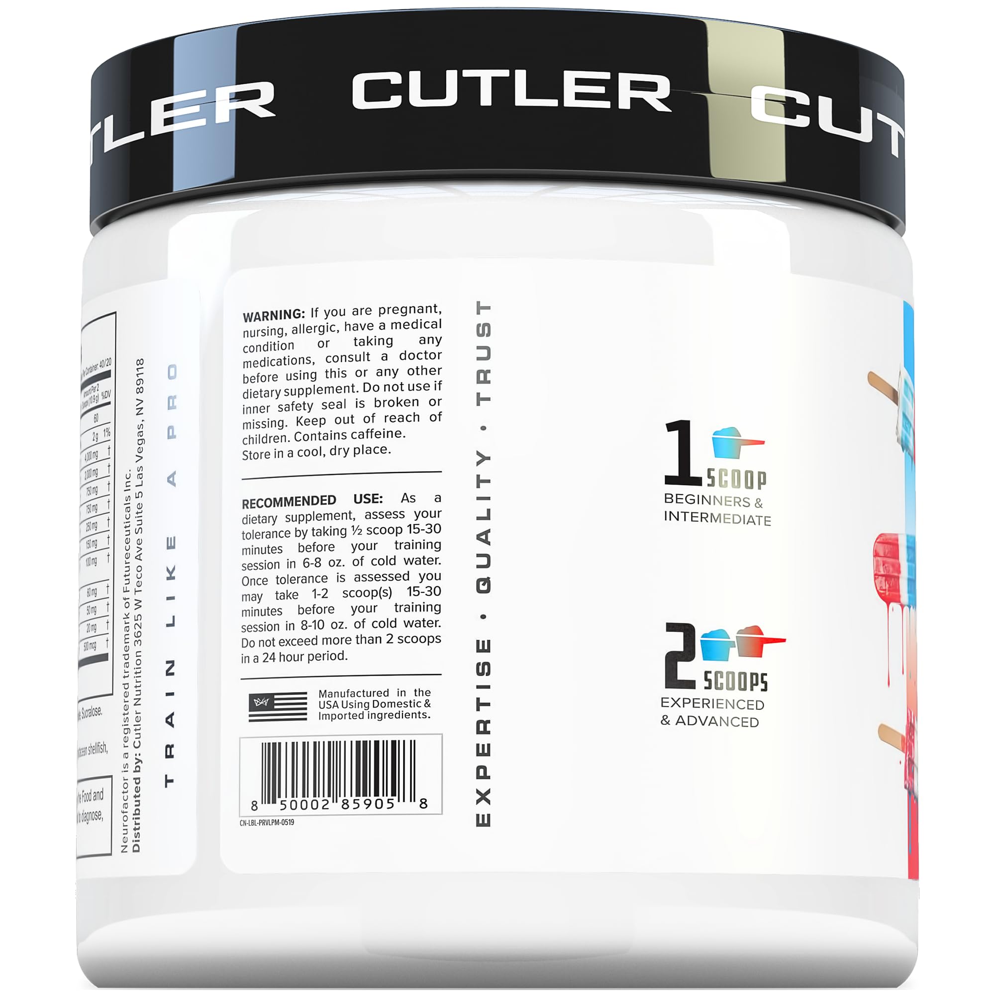 Prevail Pre Workout Powder with Nootropics: Pre-Workout Drink for Men and Women, Cutting Edge Energy and Focus Supplement with L Citrulline, Alpha GPC, L Tyrosine | Sour Rainbow Candy, 40 Scoops | Sour Rainbow Candy, 40 Scoops | With L-Citrulline, Alpha G