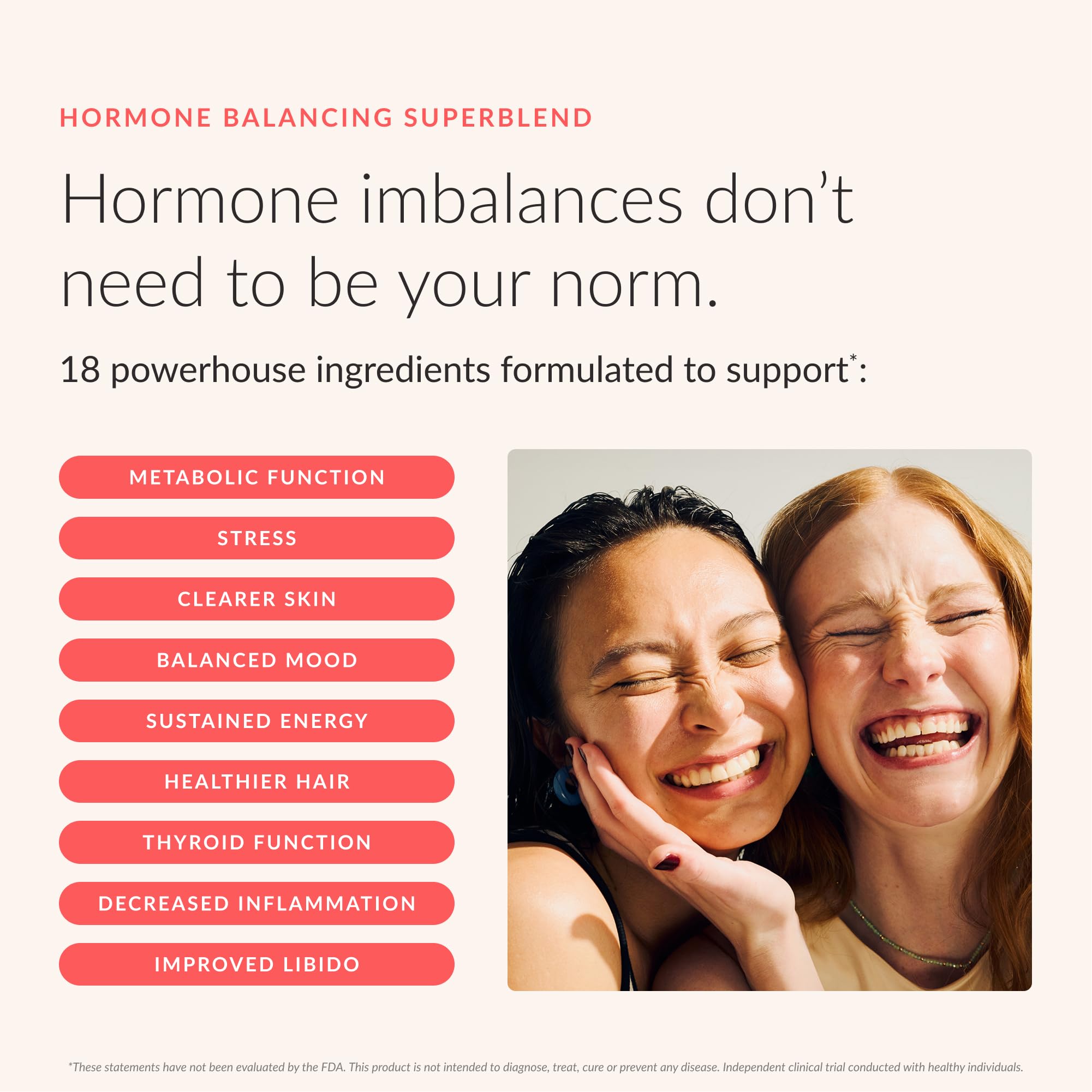 BEAM Glow Hormone Support & Cortisol Supplement for Women - Daily Vitamins for Women with Ashwagandha, Selenium, Zinc, Vitamin A, Biotin for Cycle Health, Mood & Energy, Strawberry Kiwi, 15 Servings