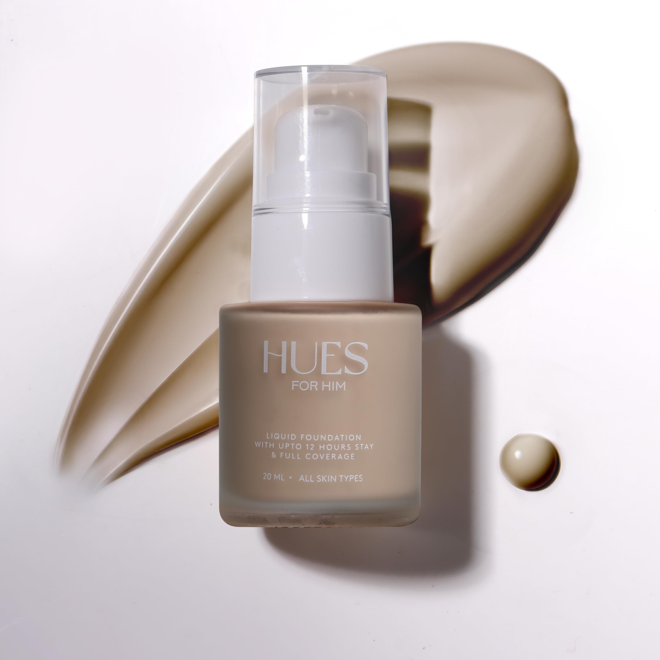 Hues for Him Foundation for Men – Full-Coverage, Lightweight & Hydrating Fit | Natural Coverage | Oil Control & Perfect Fit for Men’s Faces | Available in 4 Shades | Fresh Canvas, .67oz HUES FOR HIMBuy Supplements Australia