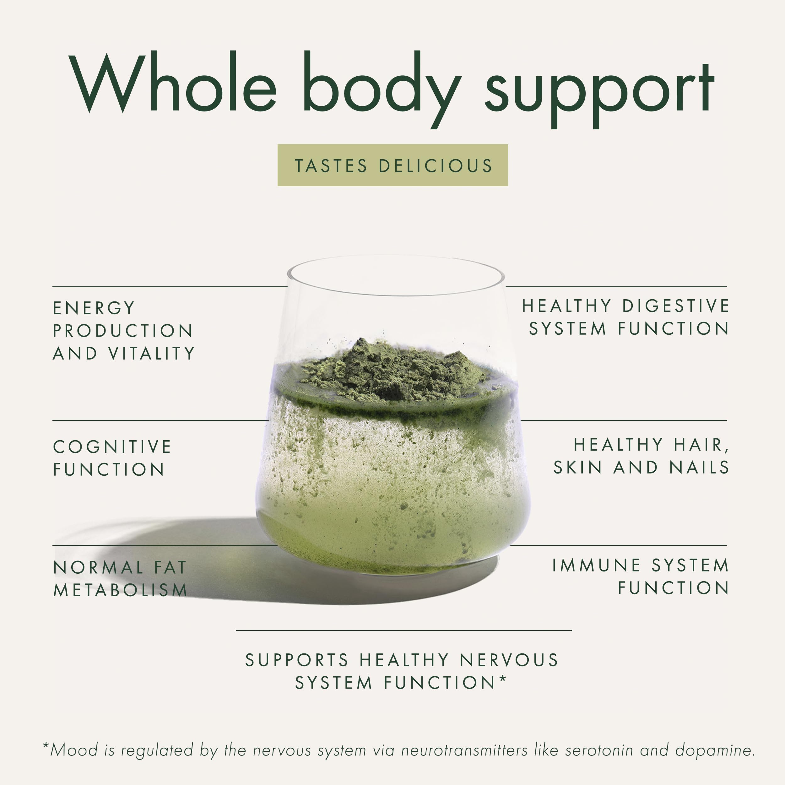 WelleCo The Super Elixir, Daily Greens Powder with Probiotics, Superfoods & Whole Foods, Unflavored Drink Mix for Gut Health, Immunity, Energy, Skin & Hair, 10.5oz Jar WelleCoBuy Supplements Australia