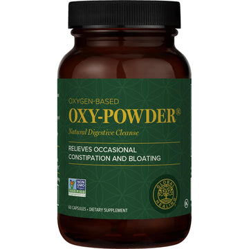 OXY-POWDER supplement bottle on a white background