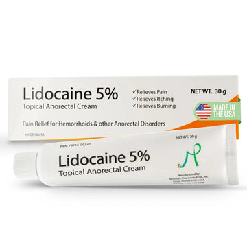 Mohnark Maximum Strength Lidocaine Hemorrhoid Treatment Cream for External and Internal Hemorrhoids Treatment Burn Itch Pain Relief Anal Cream Topical Anorectal Numbing Cream- 30 Gram Tube Made in USA MOHNARKBuy Supplements Australia