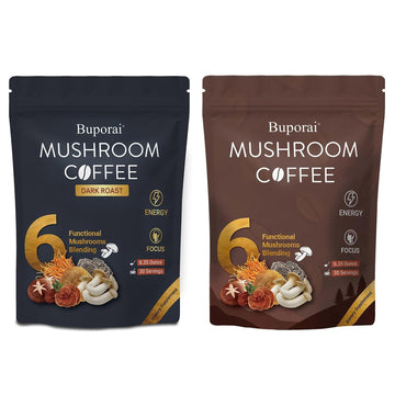 Mushroom Coffee Dark Roast +Medium Roast
