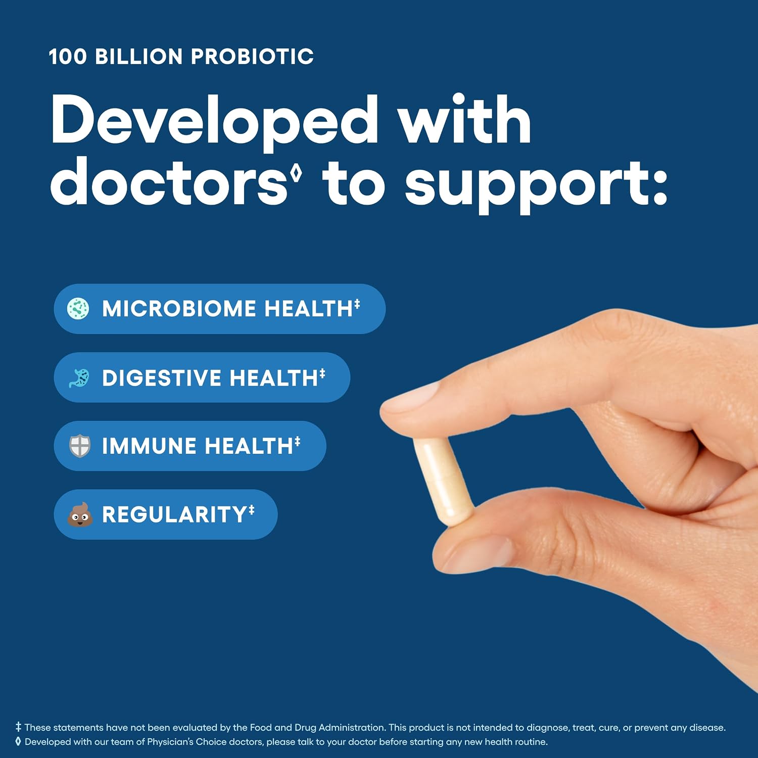 Physician's CHOICE 100 Billion + Digestive Enzyme 60ct Bundle - Advanced Gut Health Support