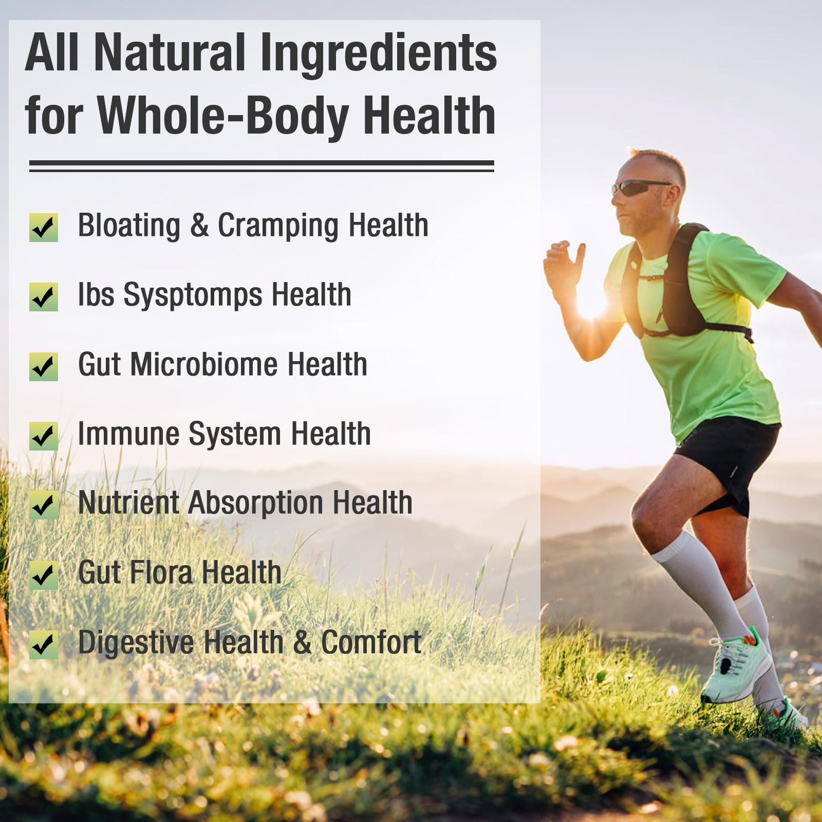 Prebiotics and Probiotics - 300 Billion CFU, 24 Probiotic+15 Herbs, 60 Caps | Probiotics for gut health, Immune & Digestive, Bloating - Probiotics for Women & Men