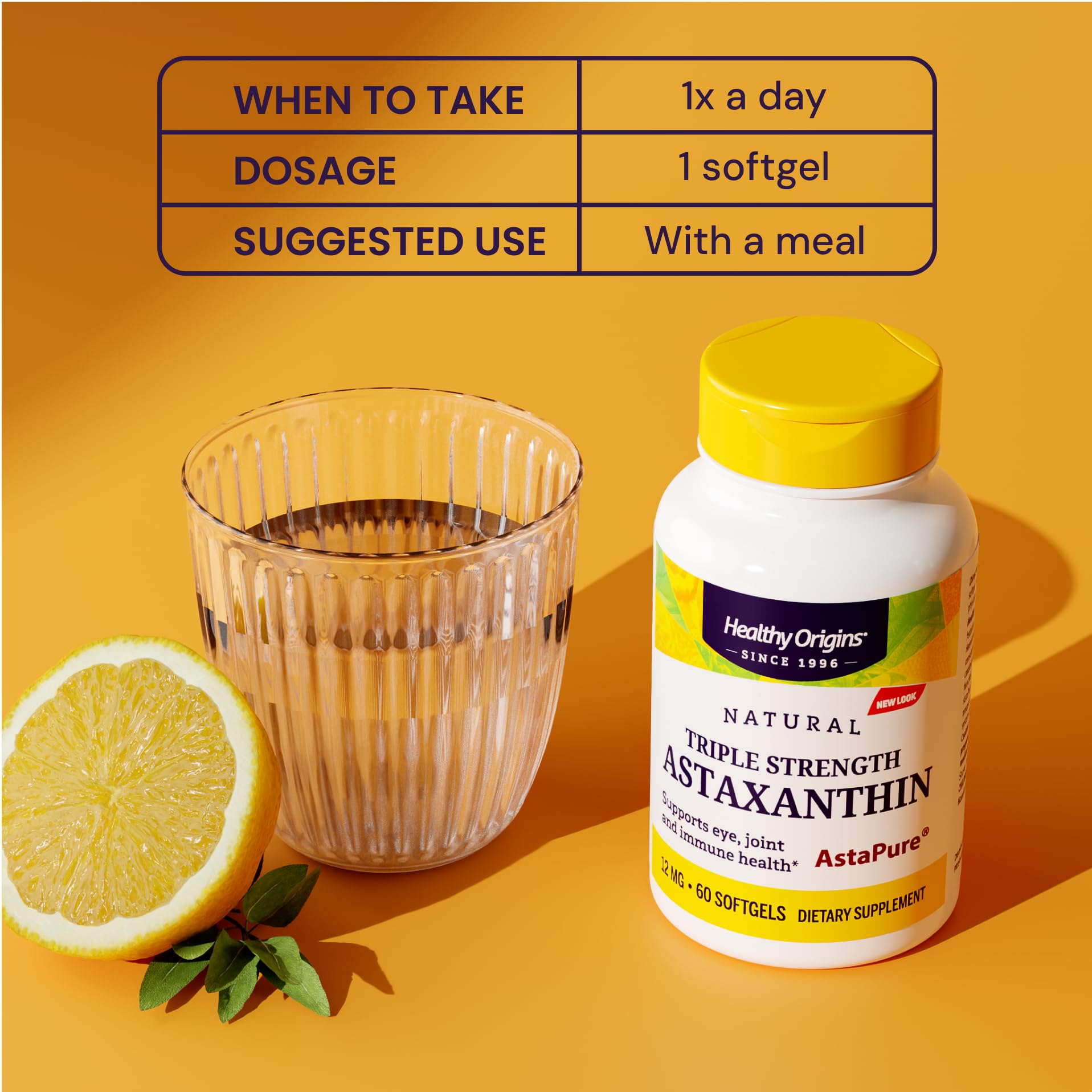 Healthy Origins Astaxanthin AstaPure 12 mg, 150 Softgels