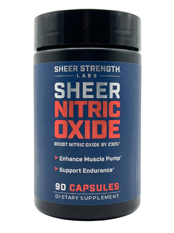 Sheer Strength Labs Nitric Oxide Supplement for Men - Clinically Tested for Pumps & Blood Flow - 270% More Nitric Oxide - Nitrosigine Supplement, S7 & Beetroot - Made in USA - 90 Capsules Sheer Strength LabsBuy Supplements Australia