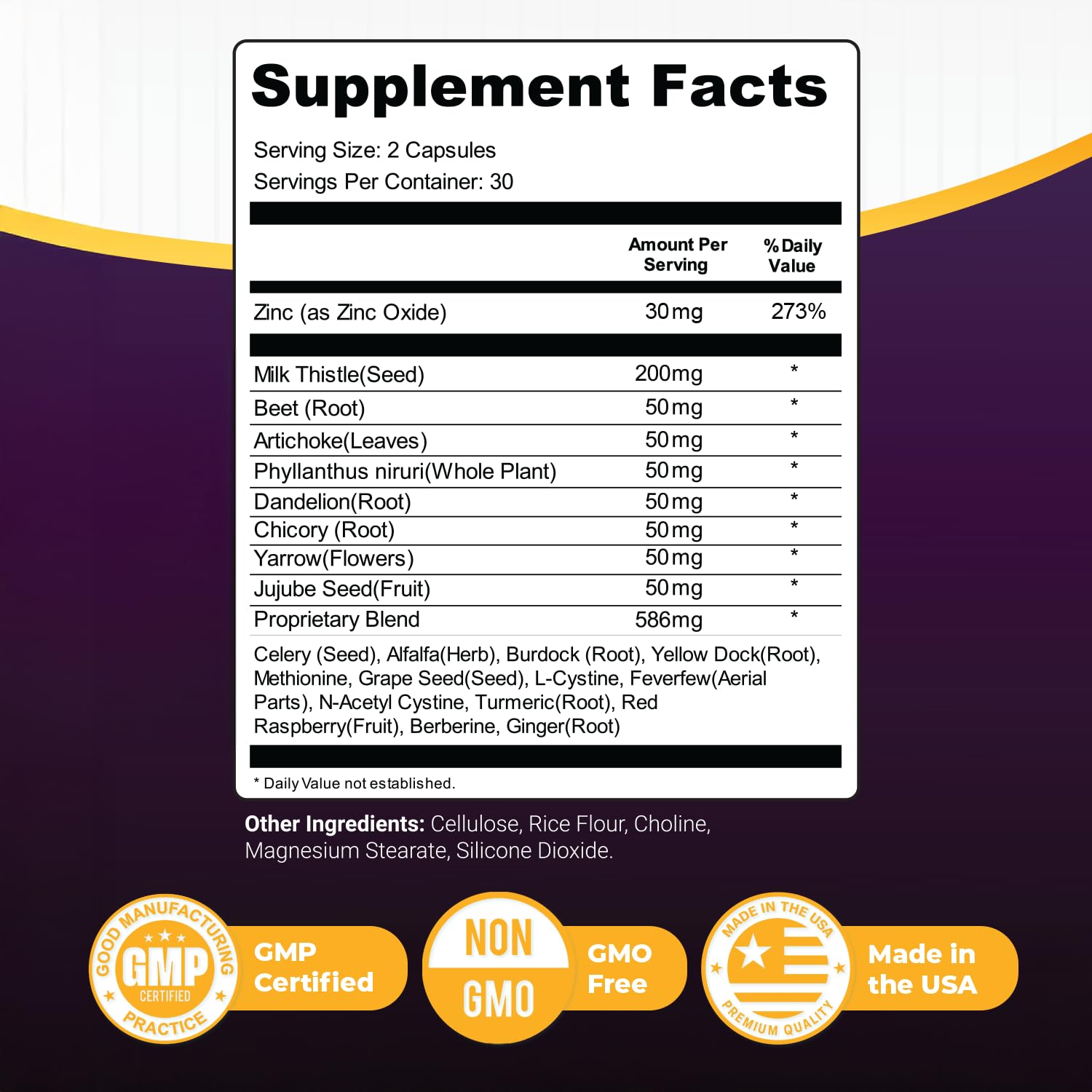 Steel Bite Pro – 23 Plant-Based Ingredients – 60 Ct, 1 Month Supply | 23 plant-based ingredients with Zinc & Turmeric | Non-GMO, Made in USA | Easy-to-swallow oral-care capsule