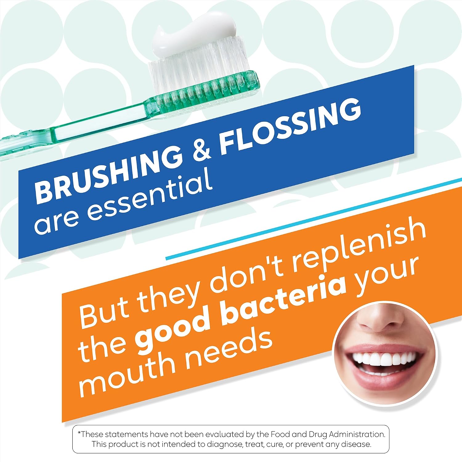 BioGaia Prodentis Fresh Breath Oral Probiotics for Bad Breath & Halitosis | + Zinc to Neutralize Odors | Promotes Healthy Gums & Teeth | 30 Dental Probiotic Lozenges | Dental Hygienist-Recommended