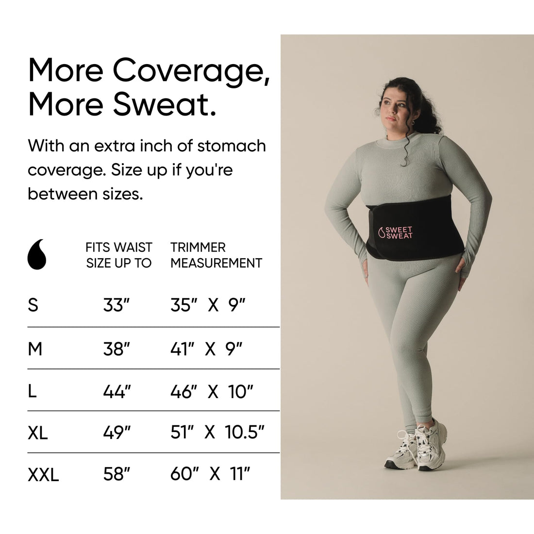 Sports Research® Sweet Sweat Black Waist Trimmer 'Xtra-Coverage' Belt (Size - Large), Multi Flavor Hydrate Electrolytes (16x Pack) and Original Workout Enhancer Roll-On Gel Stick Sports Research buy supplements Au