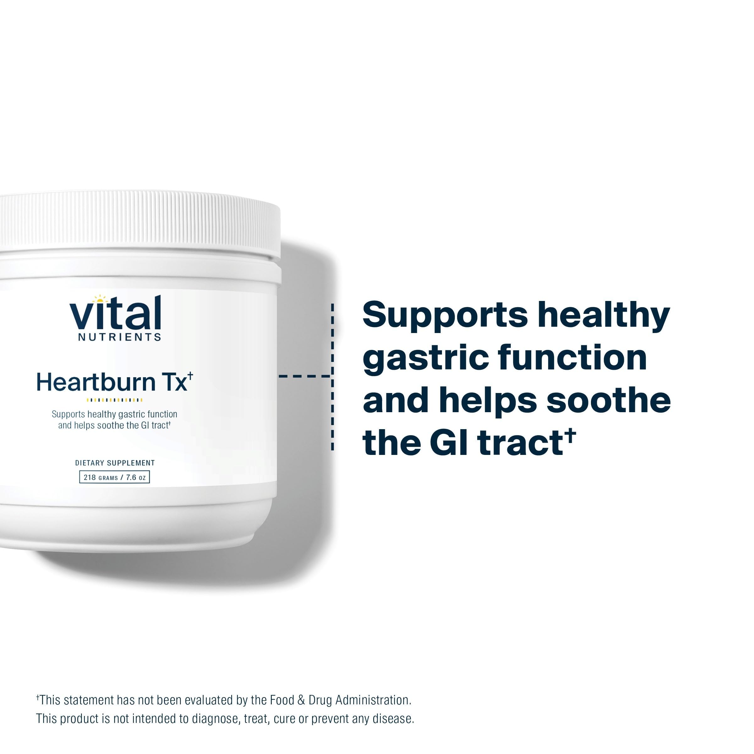 Vital Nutrients Digest Ease (Formerly Heartburn Tx) - Occasional Heartburn & Indigestion Relief - Supports Healthy GI Function & Helps Soothe GI Tract - Gluten, Dairy, Soy Free - Non-GMO - 50 Servings Vital Nutrients buy supplements Au