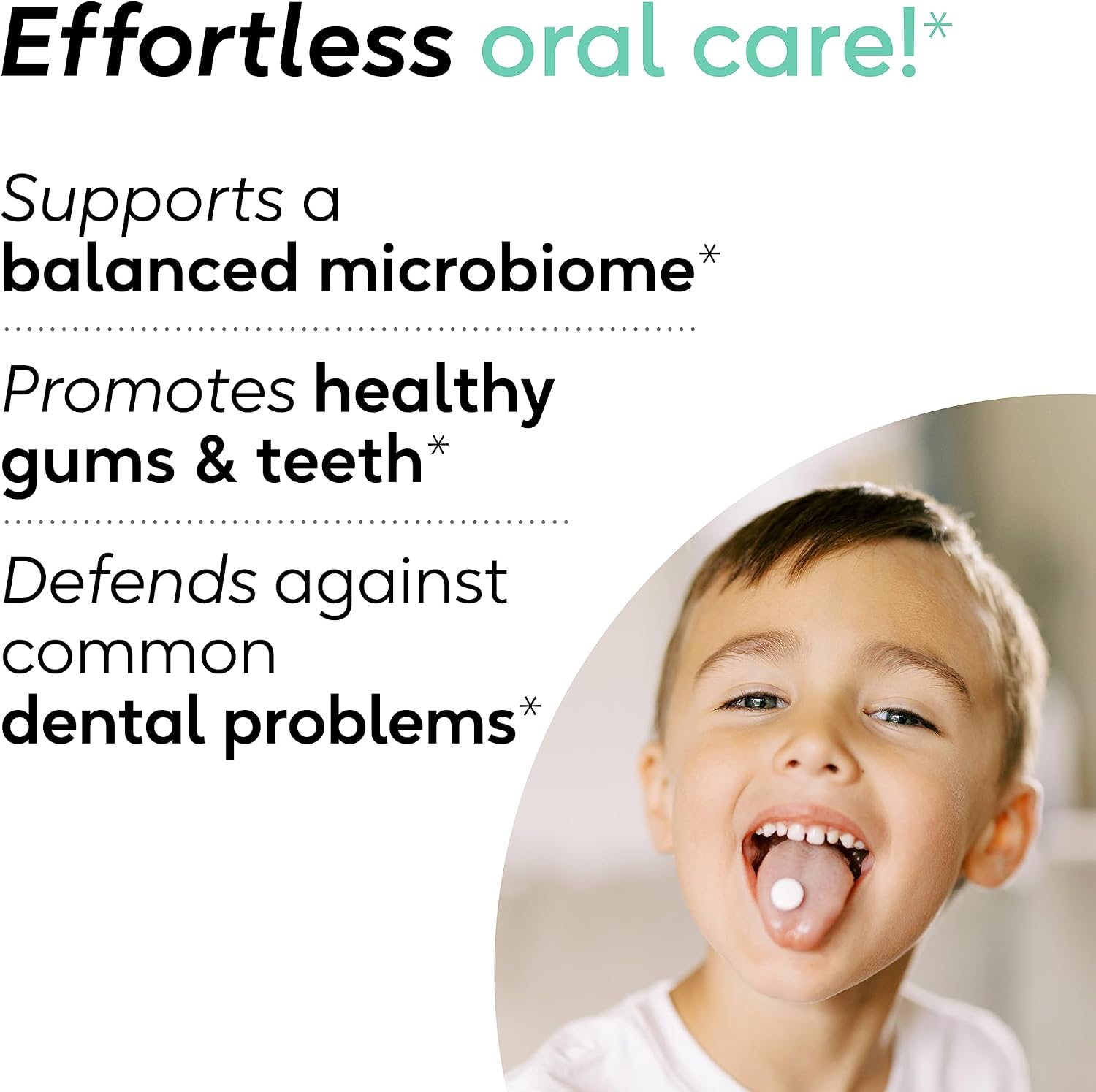 BioGaia Prodentis Kids | Dental Probiotics for Teeth and Gums | Promotes Good Oral Health & Gut Health Too | Oral Probiotics | 30 Apple-Flavored Lozenges | 1-Pack
