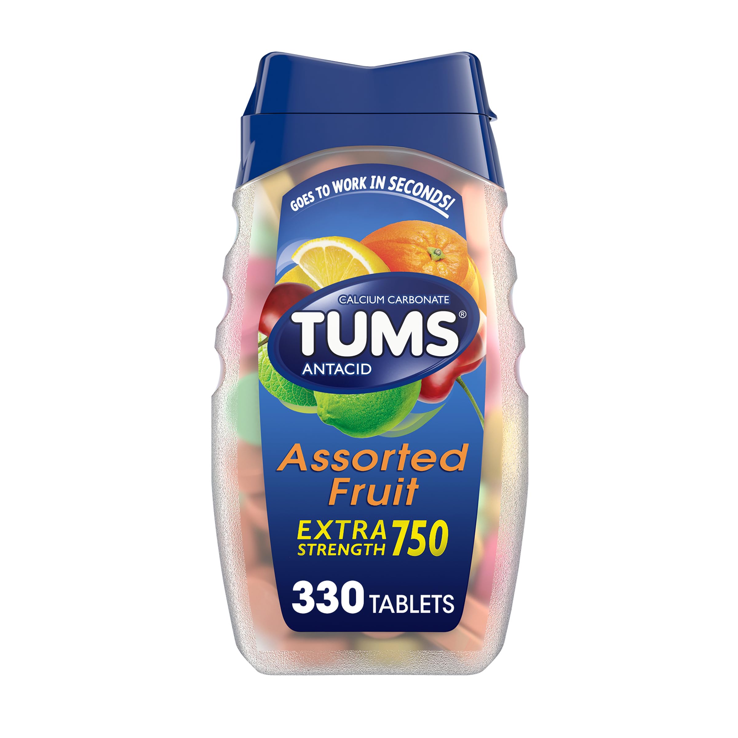 TUMS Chewable Antacid Tablets for Extra Strength Heartburn Relief, Assorted Fruit Flavors - 330 Count TUMS buy supplements Au