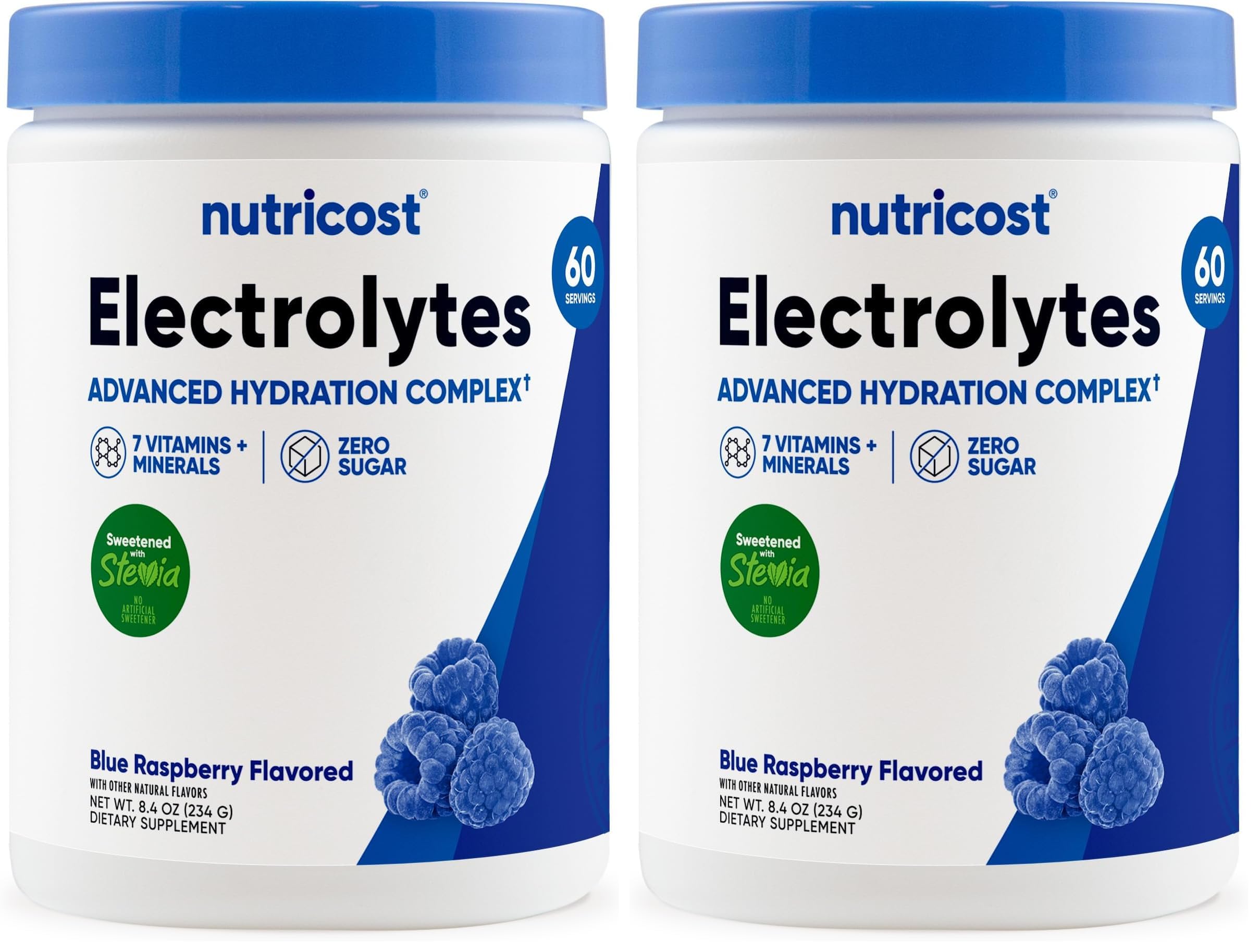 Nutricost Electrolyte Complex Powder (120 Servings, Fruit Punch) | Hydration Supplement Drink Mix with Vitamins and Minerals