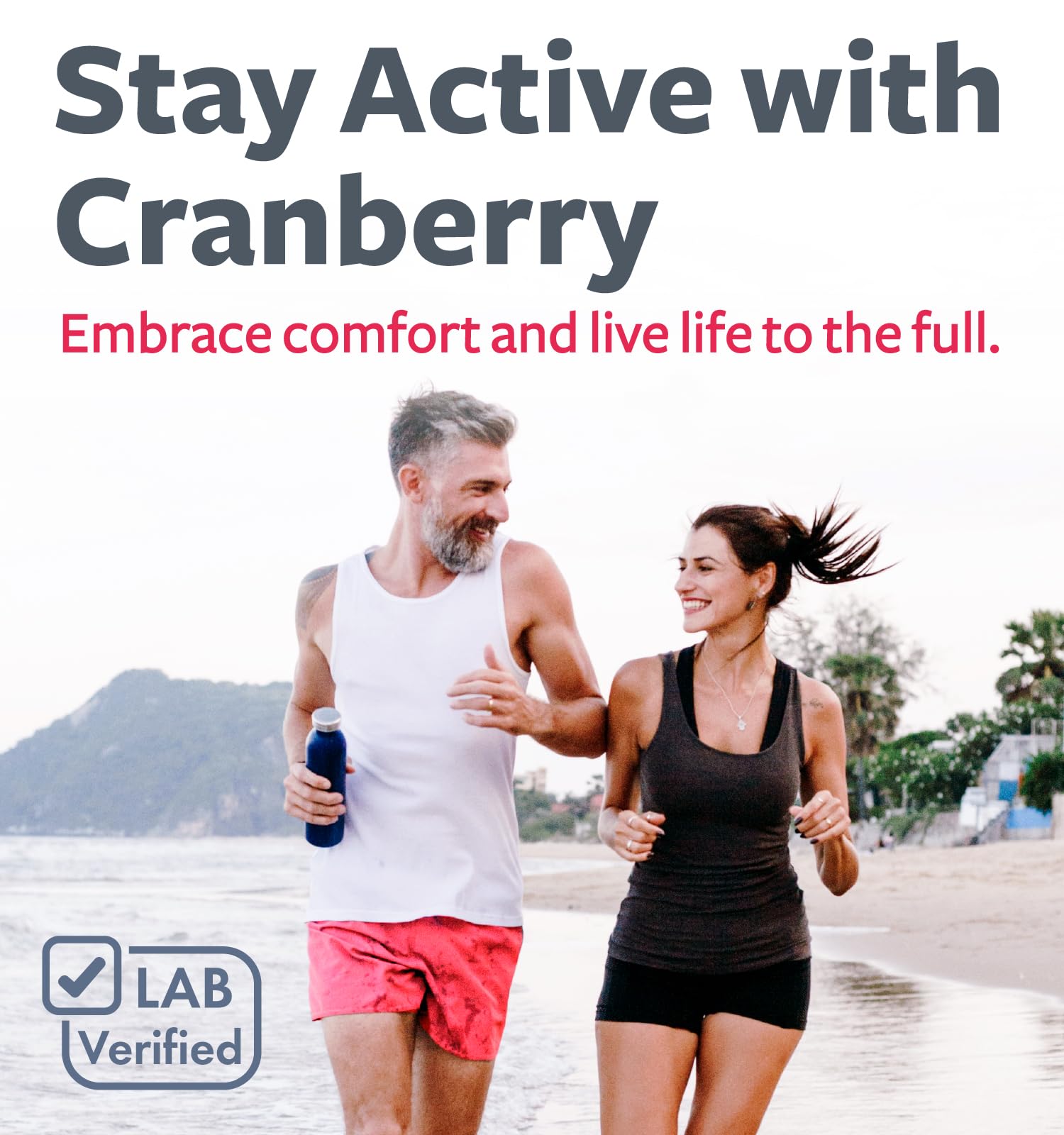 PURE CO USDA Organic Cranberry Concentrate Powder - Organic Cranberry Powder 500mg 50:1 Extract Per 1 Scoop Serving - Kidney Cleanse & Urinary Tract Support for Women - 100 Servings