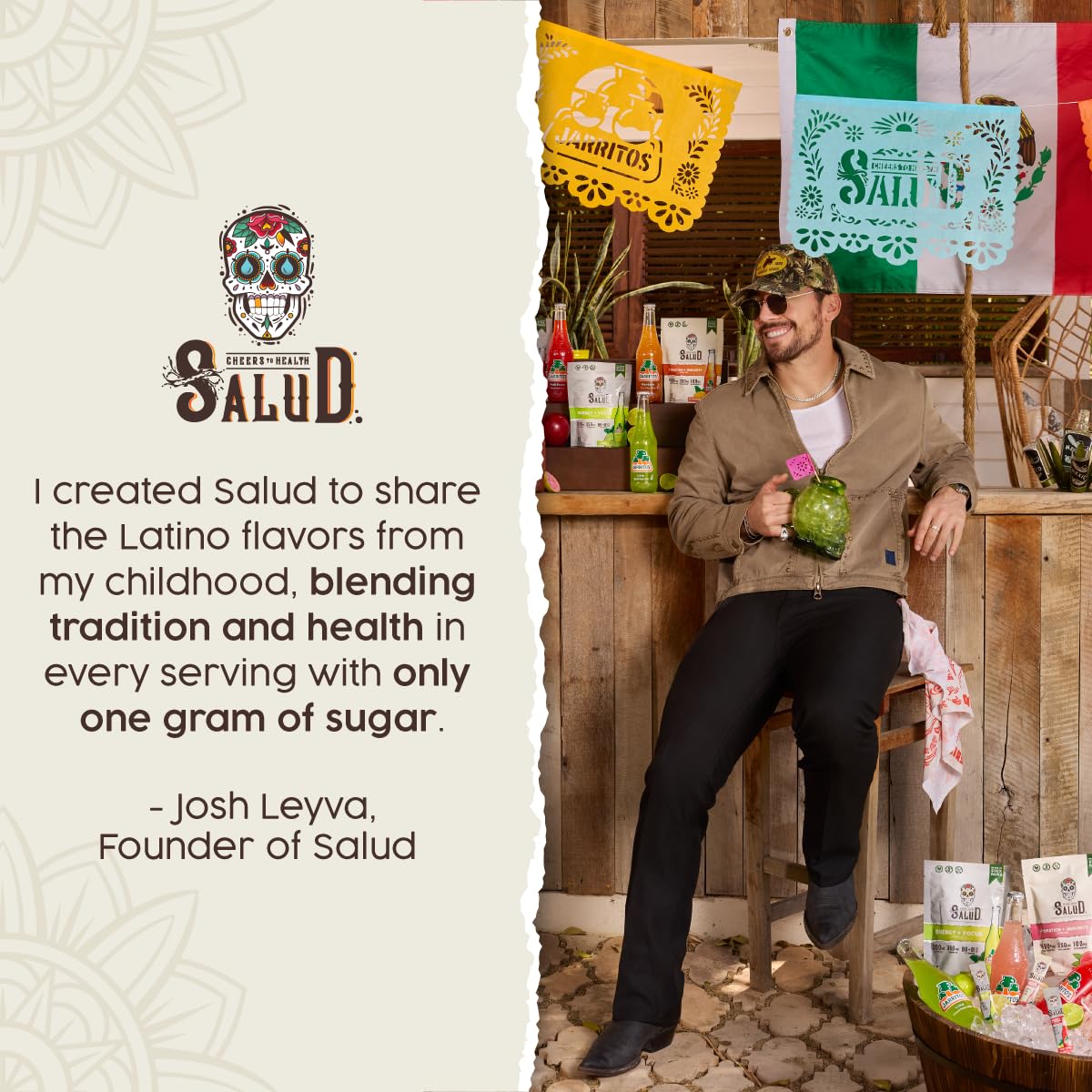Salud 2-in-1 Hydration + Immunity Drink Mix, Cucumber Lime | Electrolytes Powder, Agua Fresca, Elderberry, Dairy & Soy Free, Non-GMO, Gluten Free, Vegan, 1g Sugar (15 Servings)