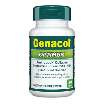 Genacol Optimum – Glucosamine, Chondroitin, MSM and Ultra-Hydrolyzed Collagen Tablets, Maintains Healthy Joints, Protects & Lubricate Cartilage, 90 Tablets (30-Day Supply) GenacolBuy Supplements Australia