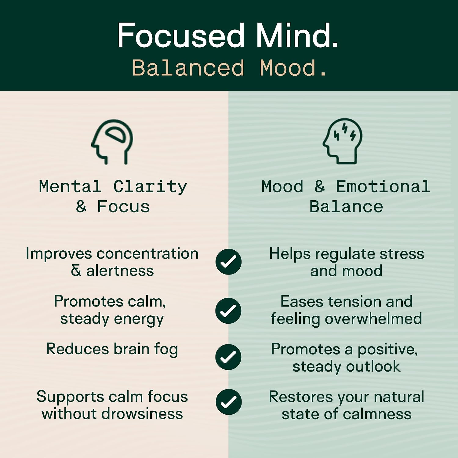 Adapt Naturals Steady Spirit Stress, Moddy & Resilience Support Supplement | Clinically Studied Saffron, Ashwagandha, L-Theanine, Lemon Balm & Holy Basil - Adaptogen Blend for Calm Focus - 30 Day Supply