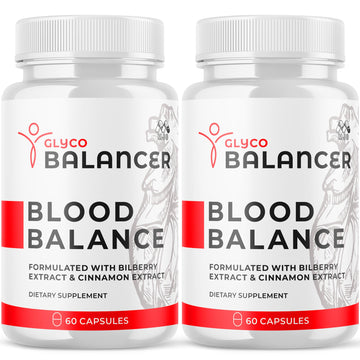 (2 Pack) Glyco Balancer Capsules, Official GlycoBalancer Health Support Pills with All Natural Ingredients, Glyco Balancer Advanced Health Support with Premium Vitamins for Women & Men (120 Capsules) MJO buy supplements Au