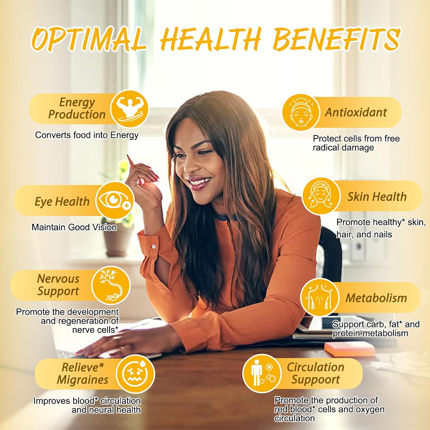 Totaria Vitamin B2 Gummies, Sugar Free Riboflavin 400mg Supplement for Adults & Kids with Magnesium Glycinate 400mg, COQ10 & Elderberry, Skin & Nervous System Support, Non-GMO, 60 Gummies