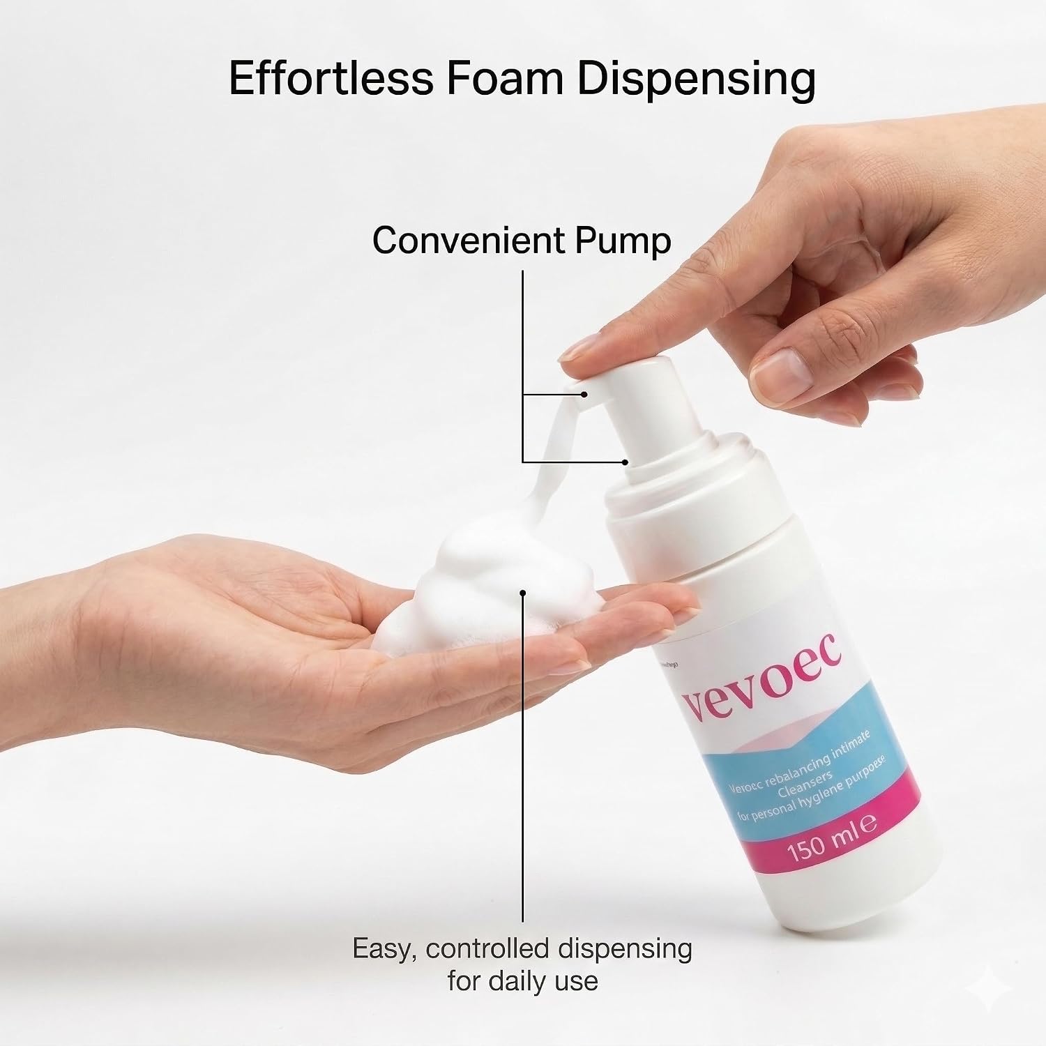 pH Balanced Intimate Cleanser (150ML) - Gentle Feminine Wash for Vaginal Health, Odor Control & Lasting Freshness