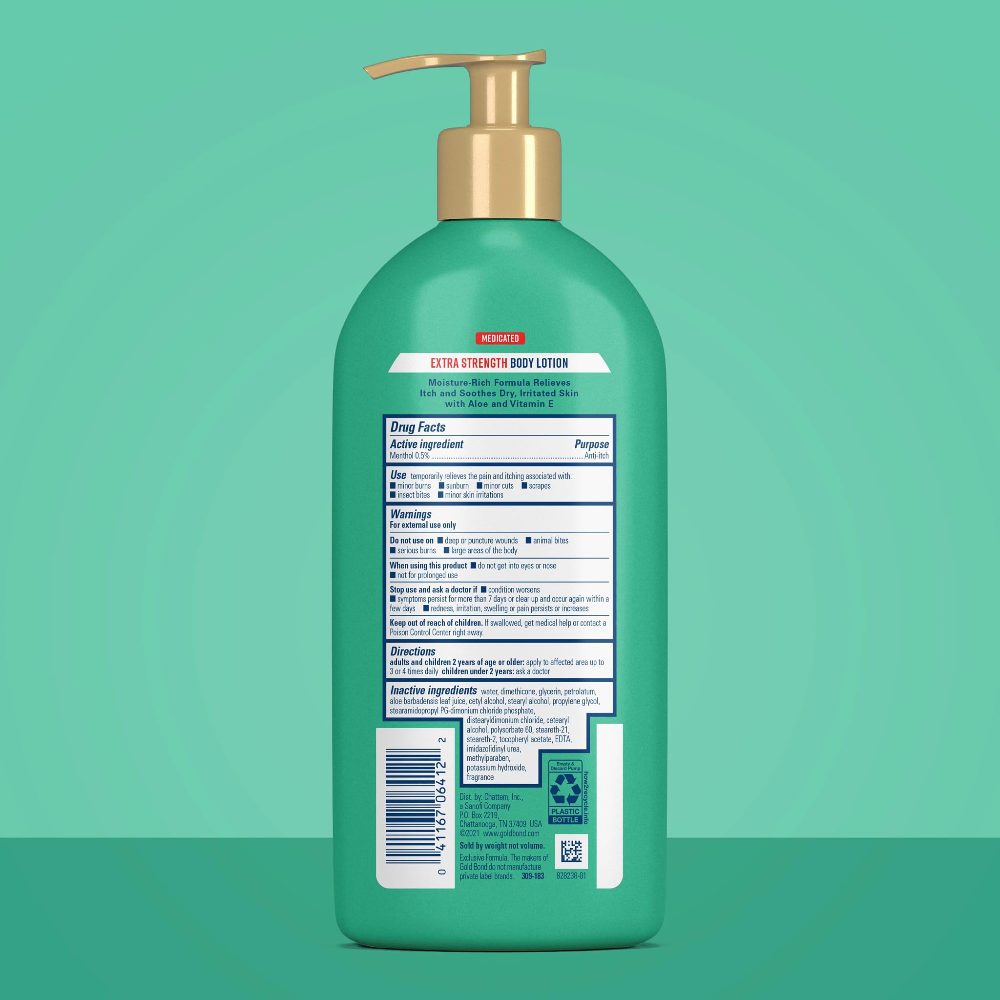 Gold Bond Medicated Extra Strength Body Lotion, Moisturizes, Relieves & Soothes, 14 oz Lotion