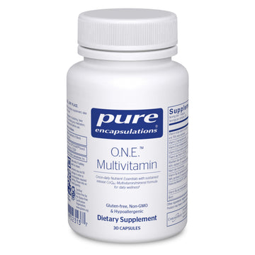 Pure Encapsulations O.N.E. Multivitamin - Once Daily Multivitamin with Antioxidant Complex Metafolin, CoQ10, and Lutein to Support Vision, Cognitive Function, and Cellular Health* - 30 Capsules Pure EncapsulationsBuy Supplements Australia