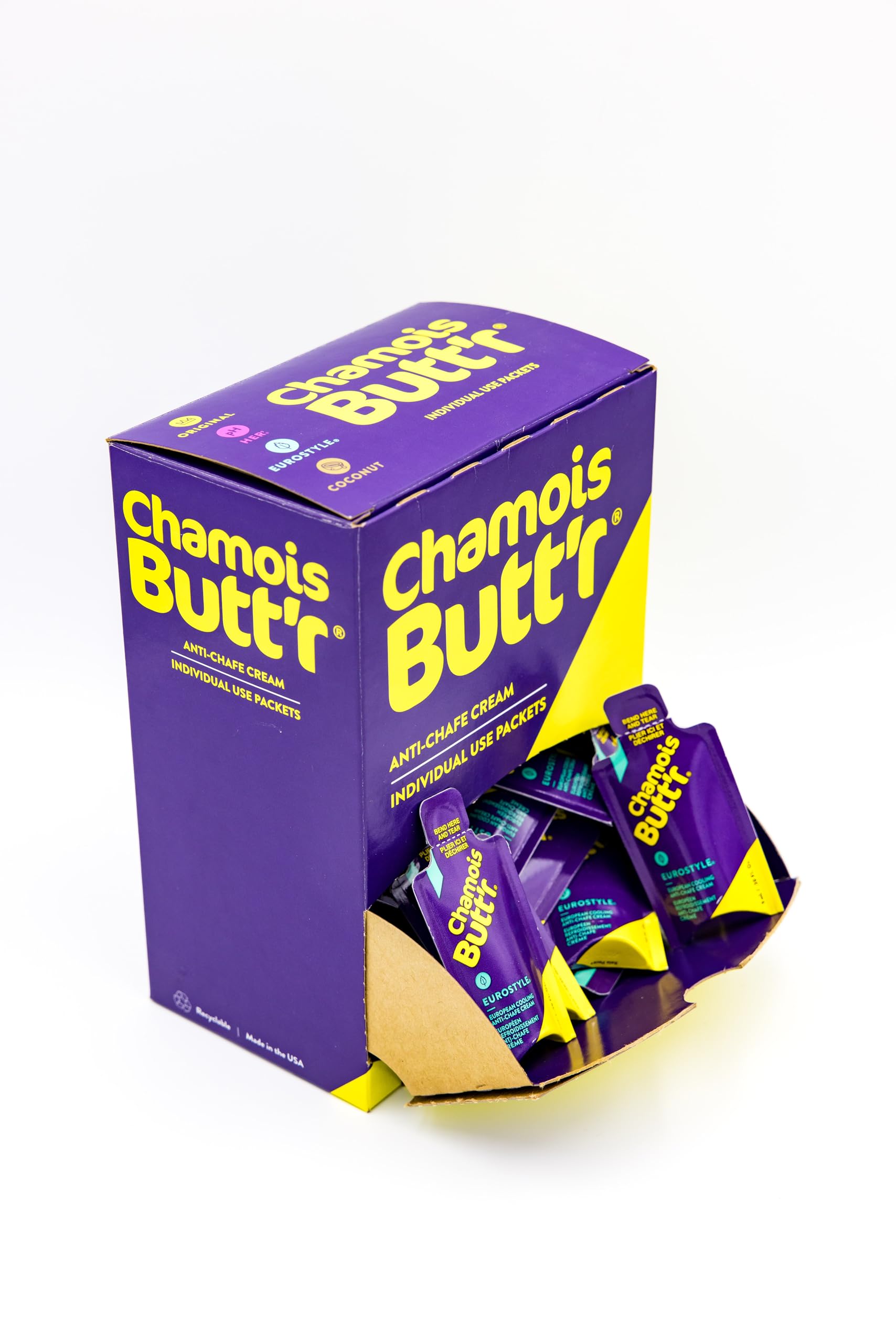 Chamois Butt'r Eurostyle Anti-Chafe Cream for Road, Gravel, Mountain Bike, 8 ounce jar, Cycling Plastic | cycling-equipment
