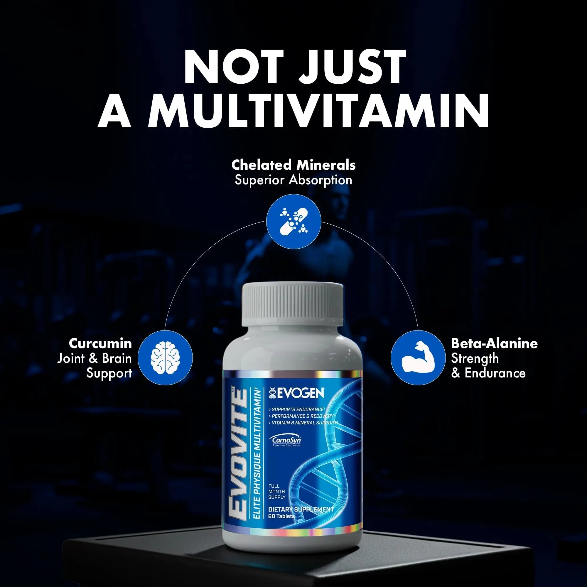 Evogen Evovite - Elite Physique Multivitamin for Women & Men | Advanced Formula for Endurance, Recovery, & Joint Health | Evogen
