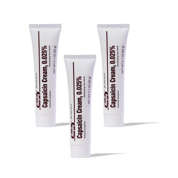 Rugby Capsaicin 0.025% Cream for Penetrating Pain Relief - 2.1 Oz (60g) (3 Pack) RUGBY LABORATORIESBuy Supplements Australia