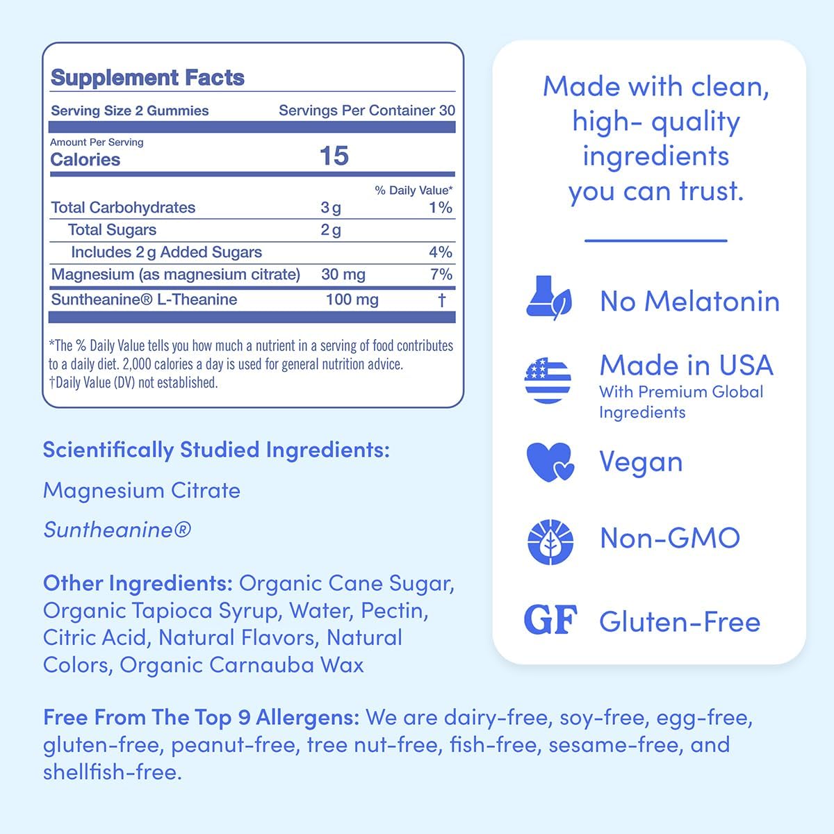 FIRST DAY Kids & Womens' Calming Magnesium Gummies (Strawberry) | Rest & Energy Bedtime Supplement | Balanced Mood | No Melatonin | Clean Label Project Verified® | Vegan, Non-GMO | 30-Day Supply