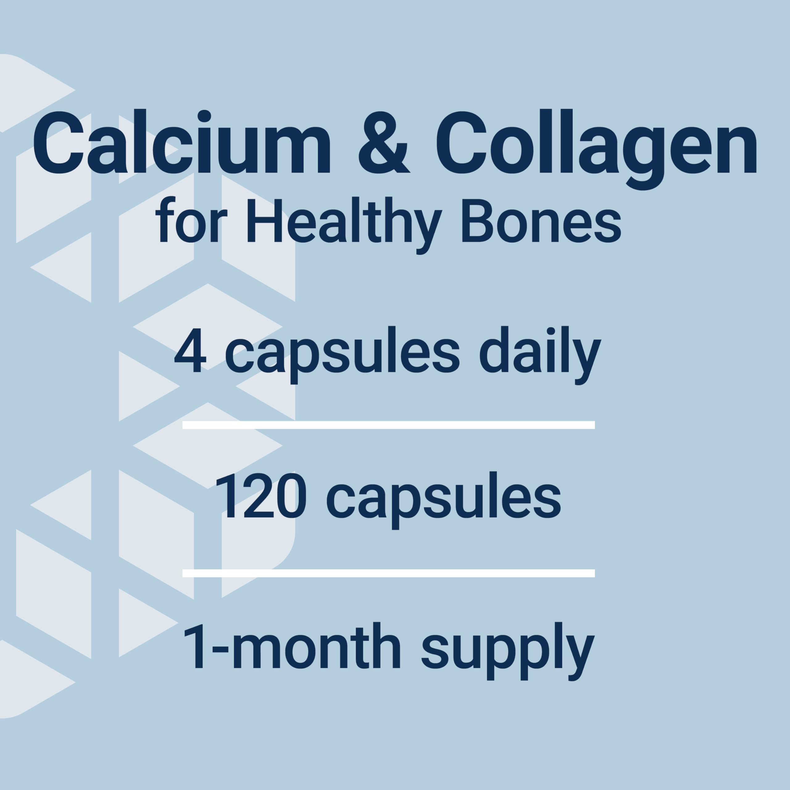 Life Extension Bone Strength Collagen Formula, Calcium Collagen chelate, Calcium fructoborate, Vitamin D3, Magnesium Citrate, Silicon, Boron, Gluten-Free, Non-GMO, 120 Capsules Life ExtensionBuy Supplements Australia