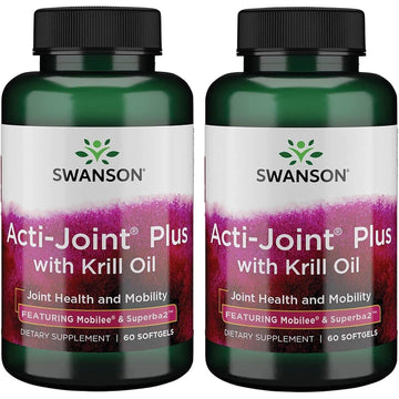 Swanson Acti-Joint Plus with Krill Oil 60 Sgels (2 Pack) SwansonBuy Supplements Australia