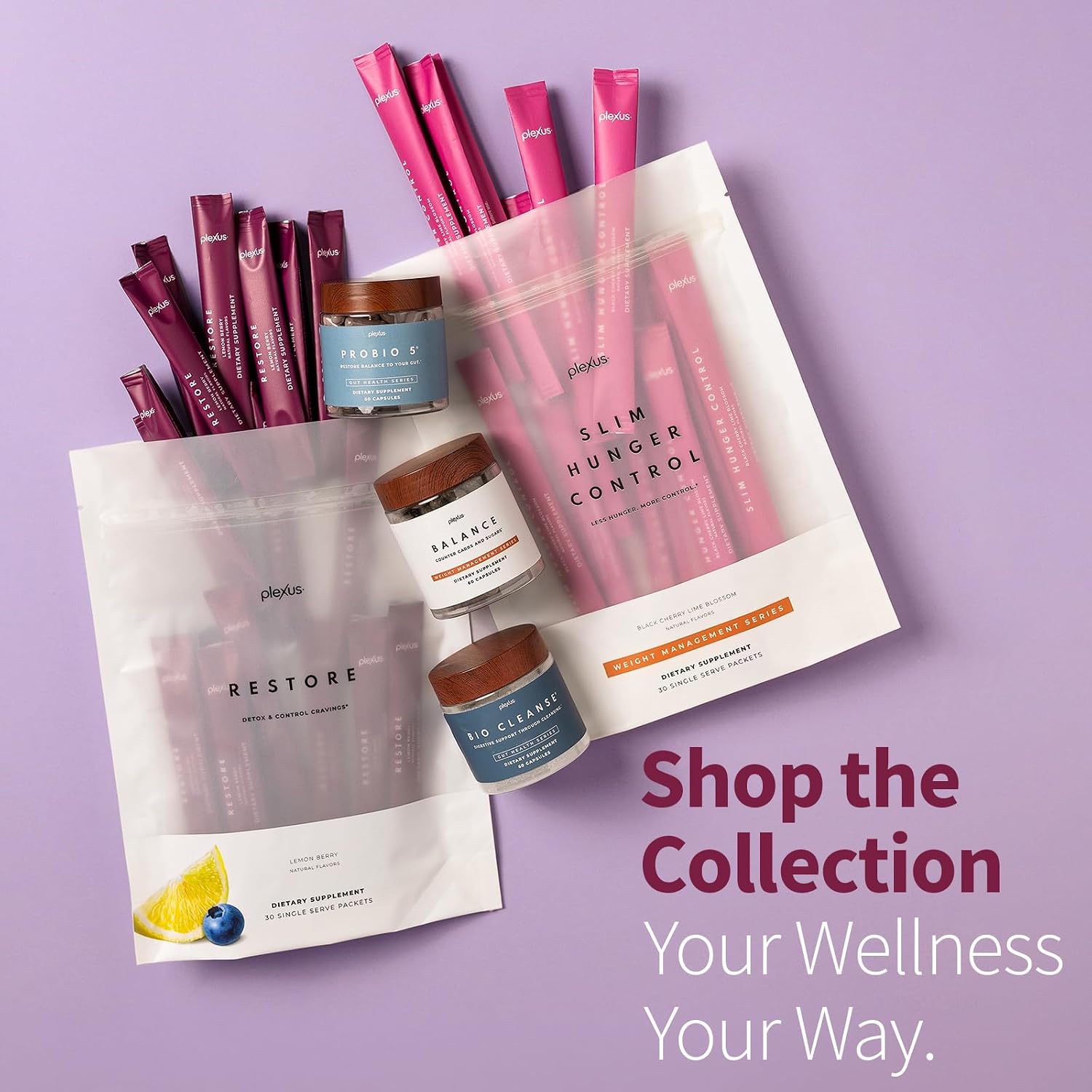 Plexus Restore™ | Includes antioxidants and adaptogenic herbs — formulated for daily wellness and digestive balance